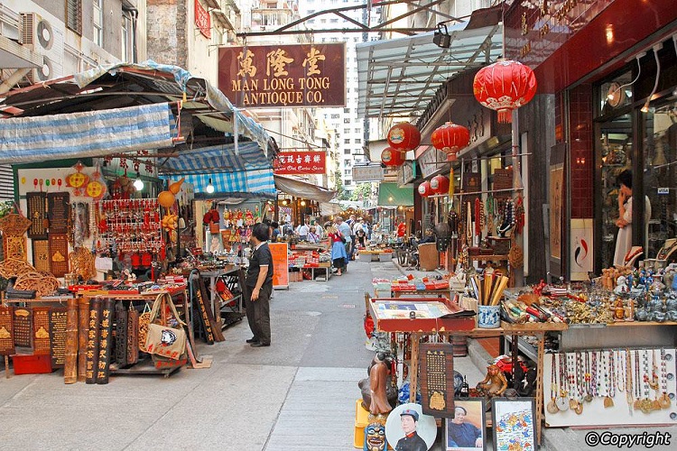 cheap flights to hong kong cat-street-market