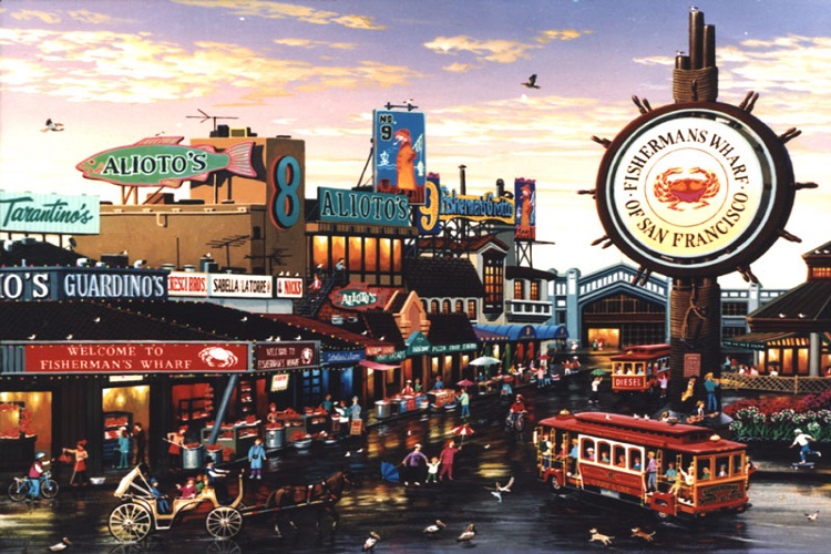 cheap flights to san francsico to see fishermans wharf