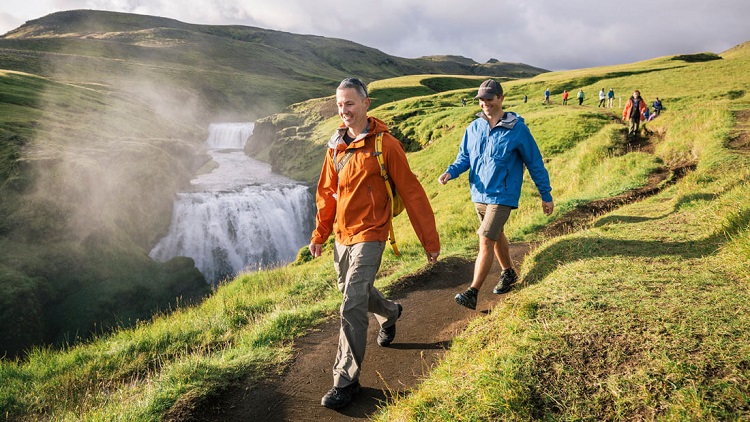 hiking in iceland